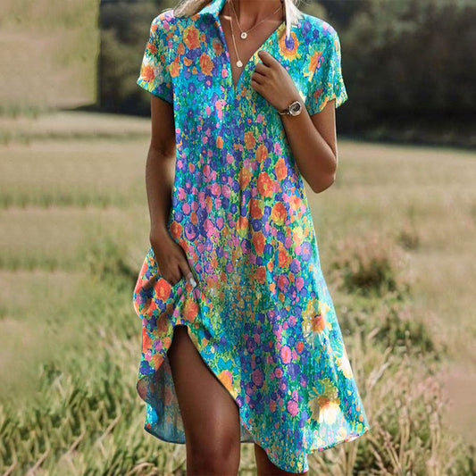 Bella Lux™ l Cotton and Linen Dress