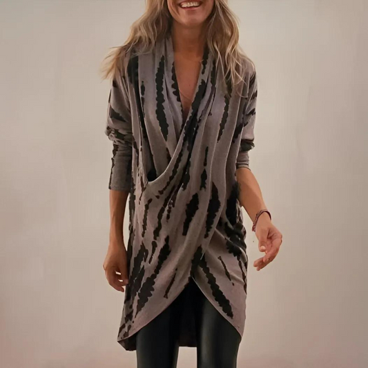 Bella Lux™ l Luxury V-neck Tunic with Loose Fit