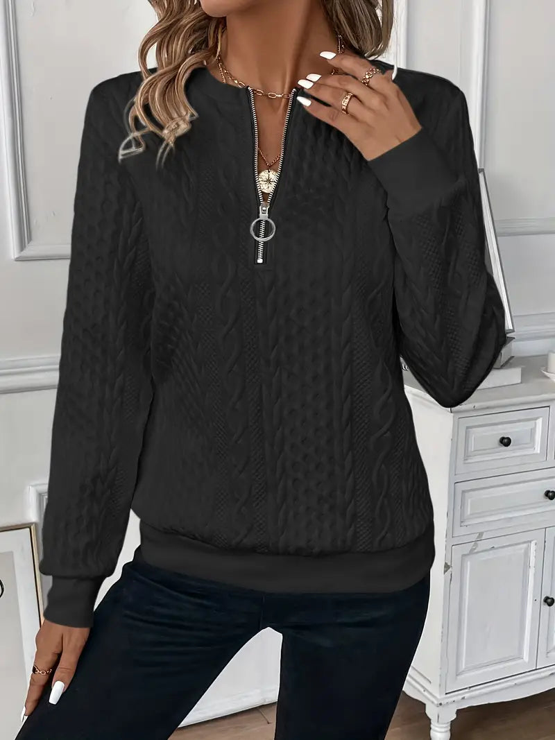 Bella Lux™ - Elegant Zip Sweater (1+1 FREE)