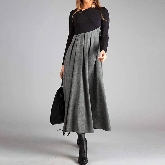 Bella Lux™ l  Long-Sleeved Maxi Dress