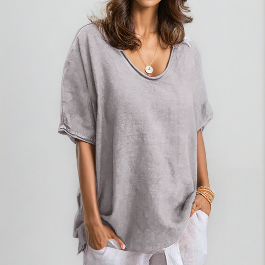 Bella Lux™ l Comfortable V-neck shirt