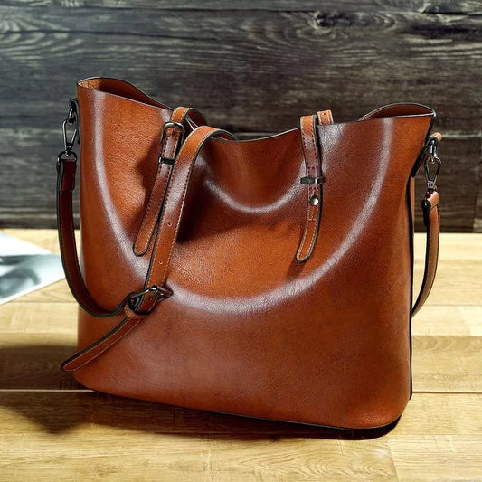 Cuoio d'Oro™| Vintage Leather Shoulder Handbag