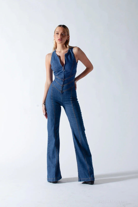 Jessy™ - Denim jumpsuit