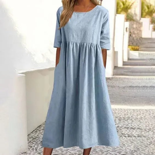 Bella Lux™ l Cotton Dress