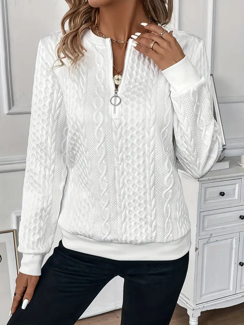 Bella Lux™ - Elegant Zip Sweater (1+1 FREE)