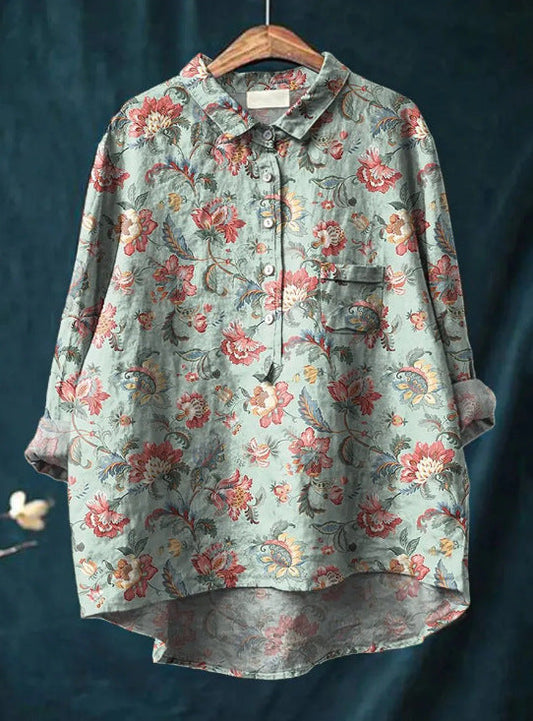 Luna™ l Elegant Floral Blouse