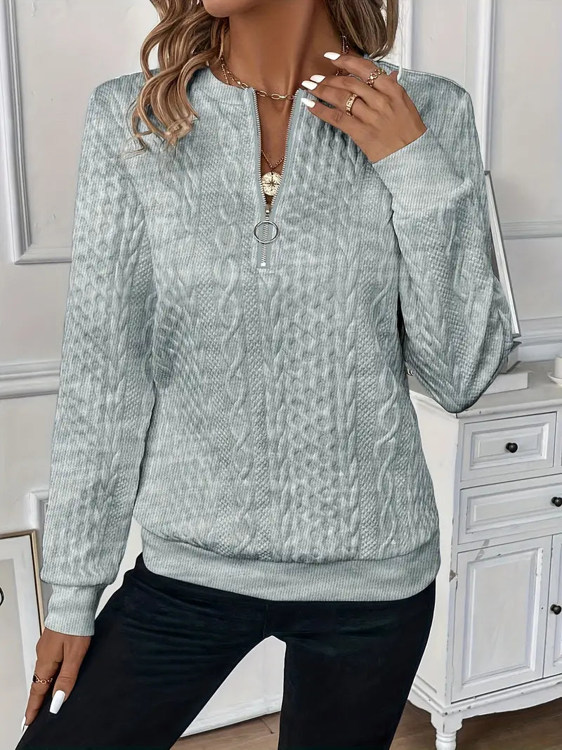 Bella Lux™ - Elegant Zip Sweater (1+1 FREE)