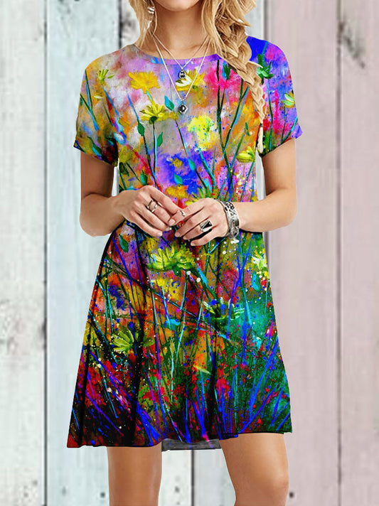 DressFY™ l Floral Art Dress