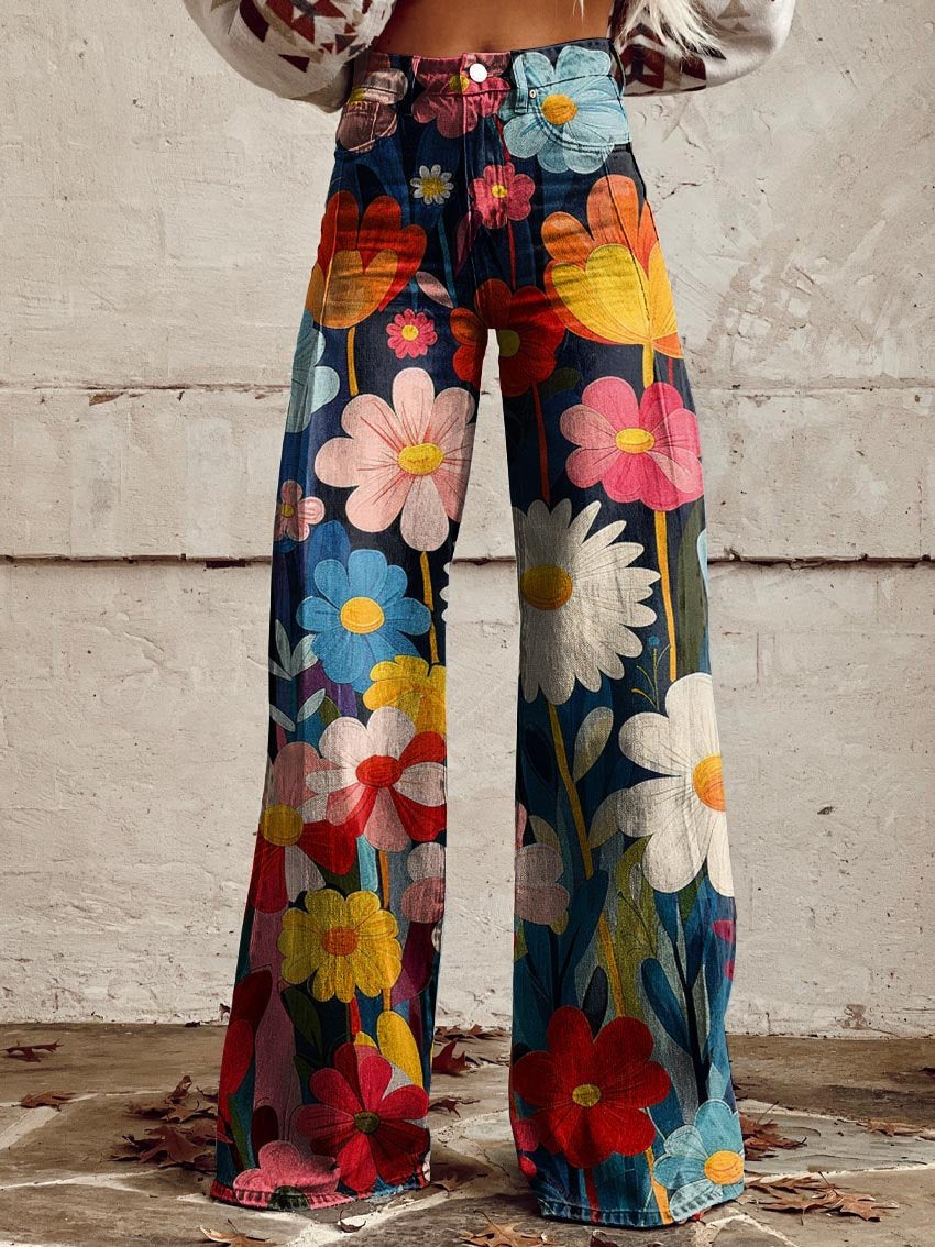 BRYNNE | FLORAL WIDE PANTS